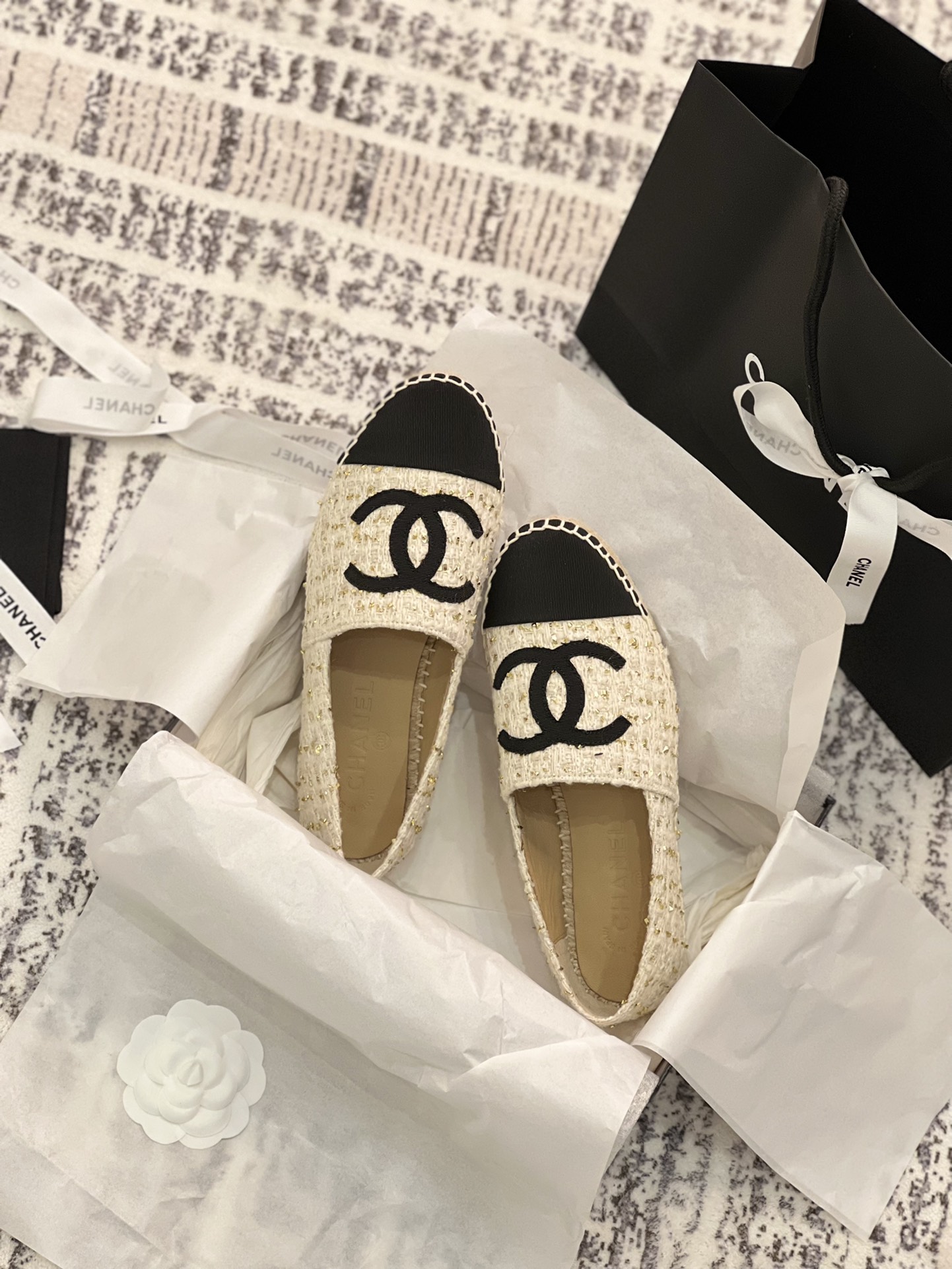  Chane* 春季  Espadrilles 渔夫鞋 小香经典版型  HK海港城 广州太古汇