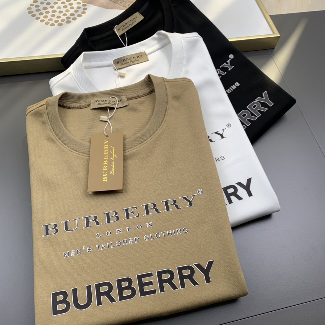 Burberry巴宝莉2023秋冬男士卫衣新品春季必备新品经典款套头卫衣甄选