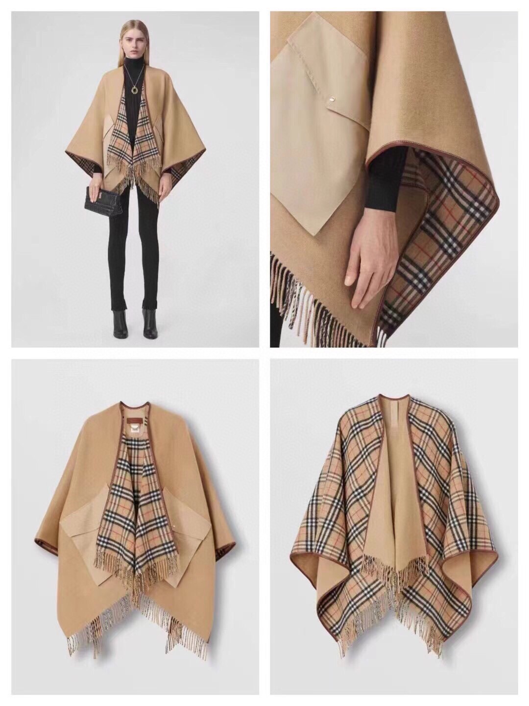 Burberry 披风 discount