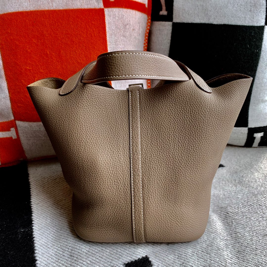 菜篮子 togo皮 手工制作 小号18cm 大号22cm